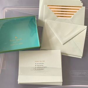 Kate Spade Thank You Cards